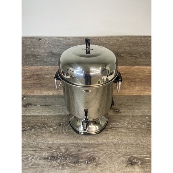 Farberware 155B Stainless Steel Electric Coffee Maker Urn Percolator 18-55 Cups - Picture 2 of 16